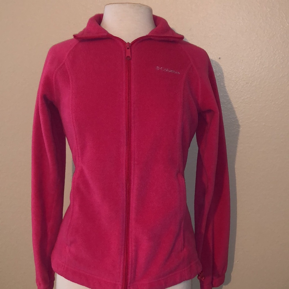 Columbia Pink Long Sleeve Fleece S